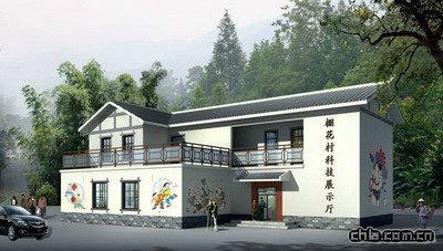 棚花村科技展示廳效果圖