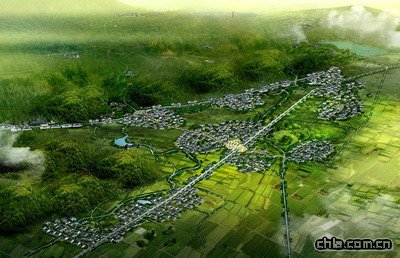 棚花村總體規(guī)劃效果圖