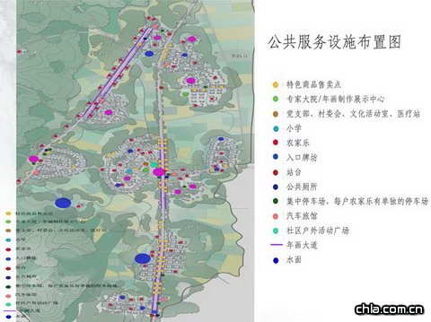 棚花村公共服務設施布置圖