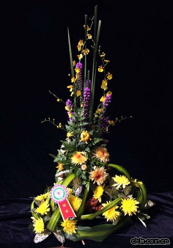 插花藝術欣賞之菊花篇(組圖)