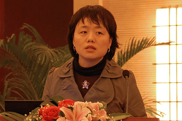 株洲市園林局副局長彭嵐到會發言