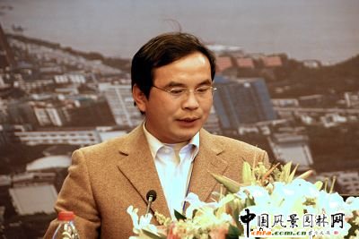 河南黃河園林綠化工程有限公司副總經理肖磊發言