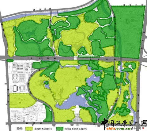 奧林匹克森林公園全園植物利用分析圖