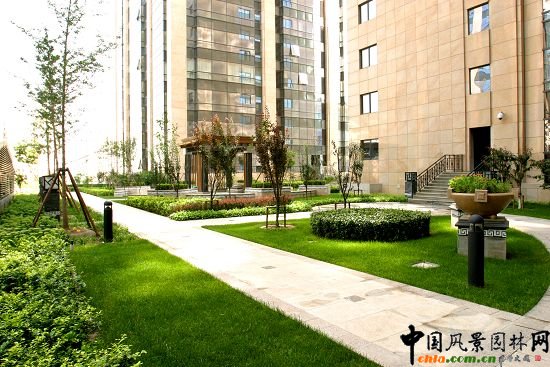 09年北京市精品工程之國瑞城A區屋頂綠化