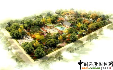 北京園鳥瞰圖