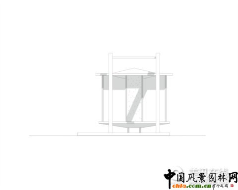 美國貝塞斯達的一座花園茶室設計