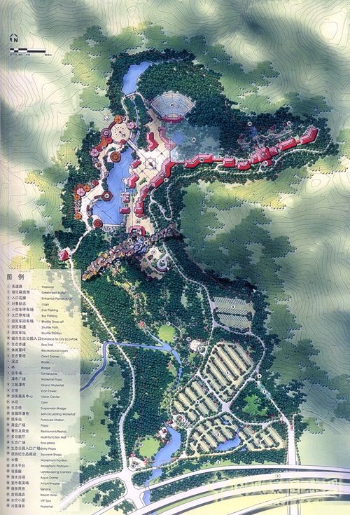 北京園博會設計師廣場 顧志凌 景觀設計 深圳華僑城大峽谷 中國風景園林網