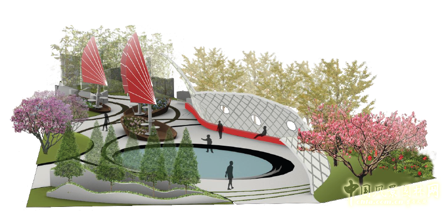 北京園博會 設計師廣場 獲獎 作品 曾宥榕 臺灣 中國風景園林網