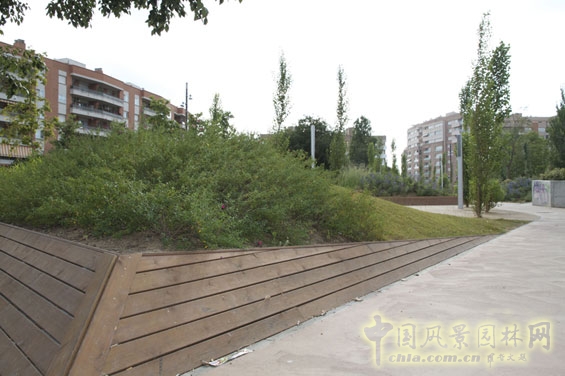 西班牙雷烏斯甘地公園實景展示 公園綠地 世界園林 中國風景園林網