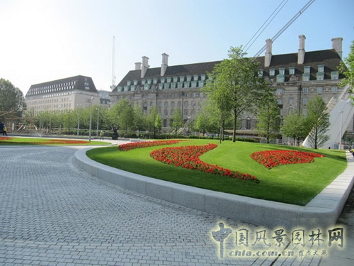 West8倫敦女王禧慶花園 世界園林 規劃設計 中國風景園林網