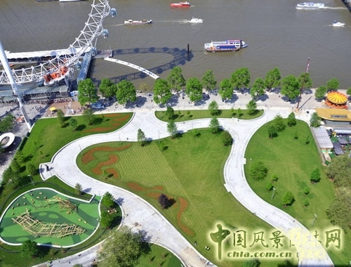 West8倫敦女王禧慶花園 世界園林 規劃設計 中國風景園林網