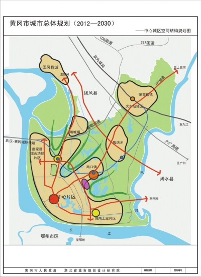 黃岡 城市 總體規劃 中國風景園林網