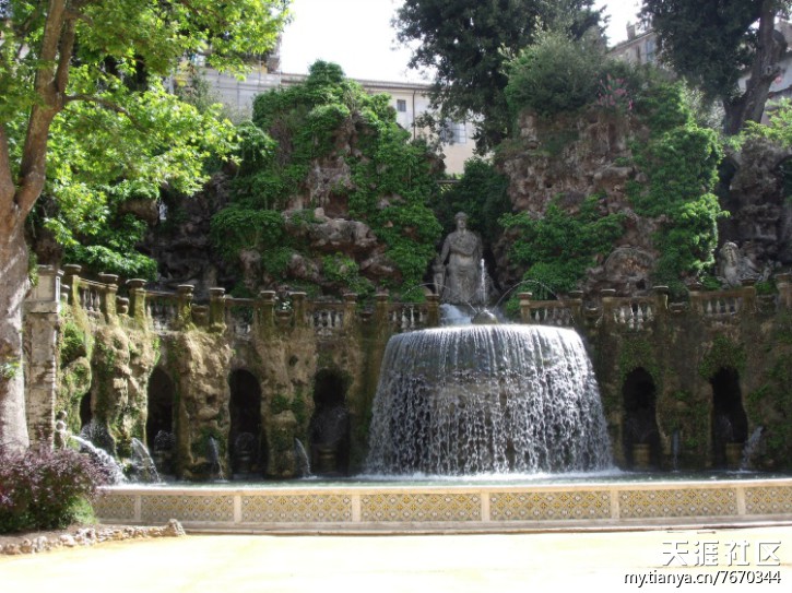 埃斯特莊園 噴泉 百泉宮 圣杯噴泉 園林設計