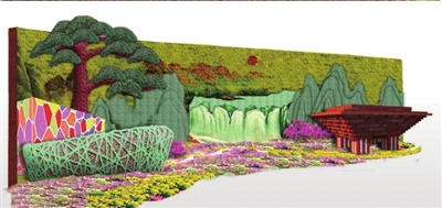 超級花籃 天安門廣場 國慶 立體花壇 中國風(fēng)景園林網(wǎng)