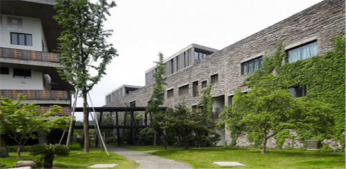 中國美術學院 王澍 綠色 建筑 設計 屋頂 綠化 中國風景園林網