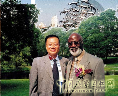 劉秀晨 綠色的云 北京 國(guó)際雕塑園 中國(guó)風(fēng)景園林網(wǎng)