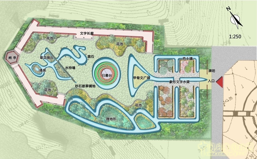 總平面圖