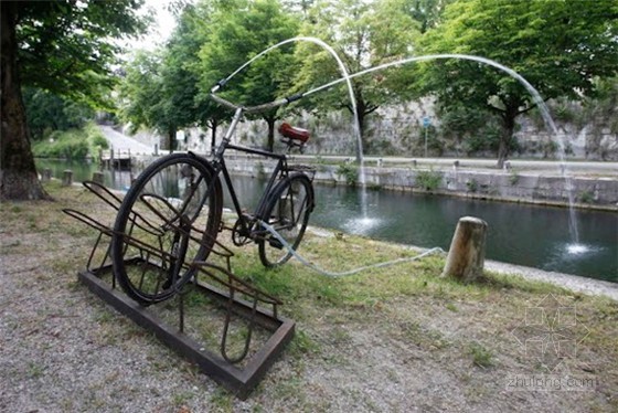 自行車噴泉