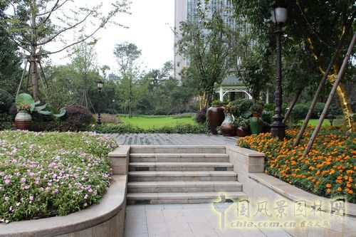 住宅景觀獎 園林景觀 成都世貿(mào) 成都世貿(mào)猛追灣項目  小區(qū)入口