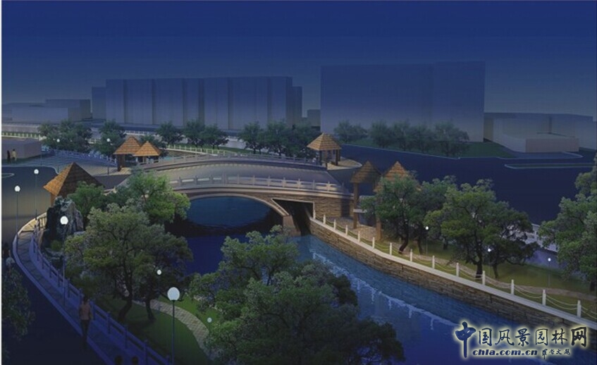 河道景觀 景觀設(shè)計(jì) 河道綠化 景觀方案