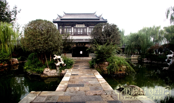 大明湖秋柳園