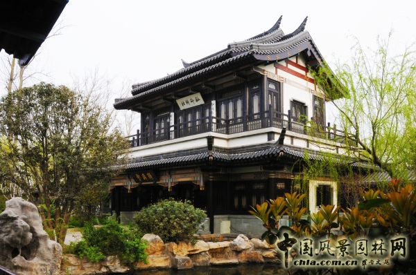 大明湖秋柳園