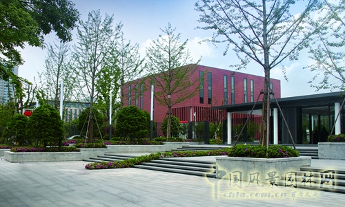 華為杭州生產(chǎn)基地 景觀工程 屋頂綠化