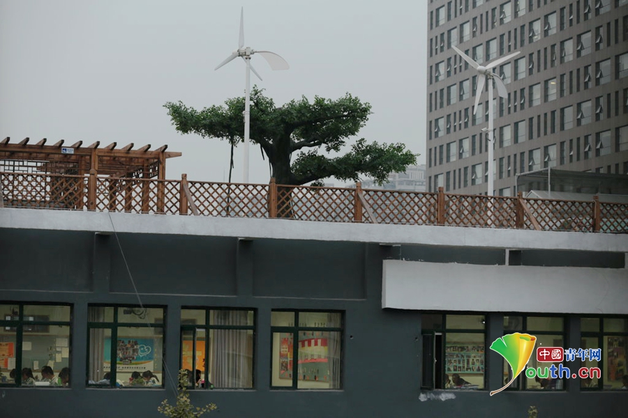 北京八一中學 屋頂花園 樓頂游泳池 樓頂花園