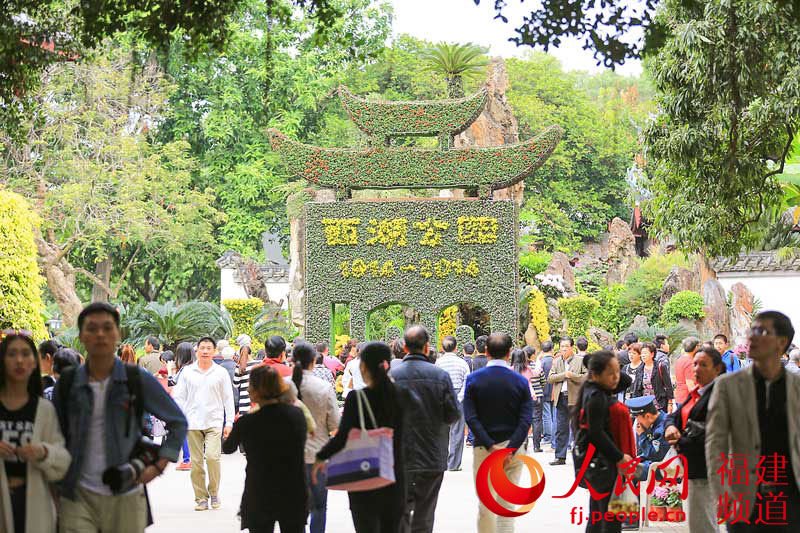 西湖公園菊展創(chuàng)歷屆規(guī)模之最 首次亮相大型造型藝菊