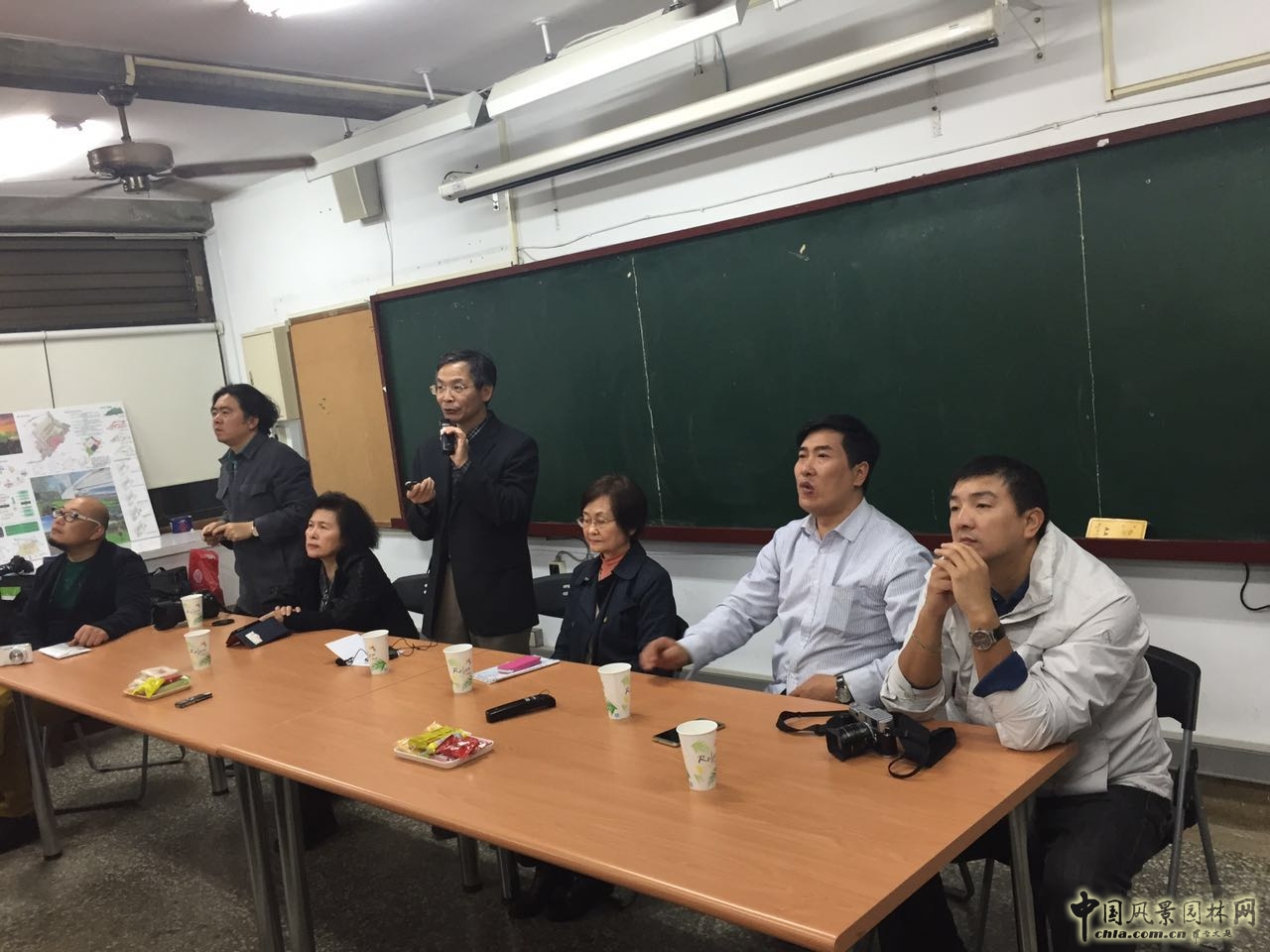 臺(tái)灣園林專業(yè)考察團(tuán)參觀訪問東海大學(xué)