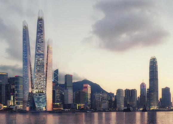 香港“生態(tài)建筑”摩天大樓建筑設(shè)計方案公布