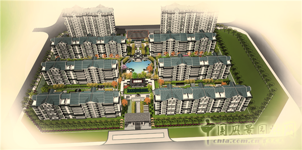 中天建中：河南開封新區·眾意馨園大型居住區景觀項目