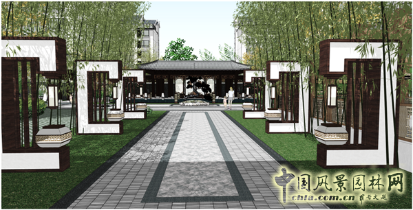 中天建中：河南開封新區·眾意馨園大型居住區景觀項目