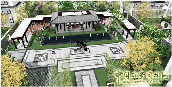 中天建中：河南開封新區·眾意馨園大型居住區景觀項目