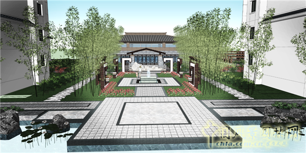 中天建中：河南開封新區·眾意馨園大型居住區景觀項目