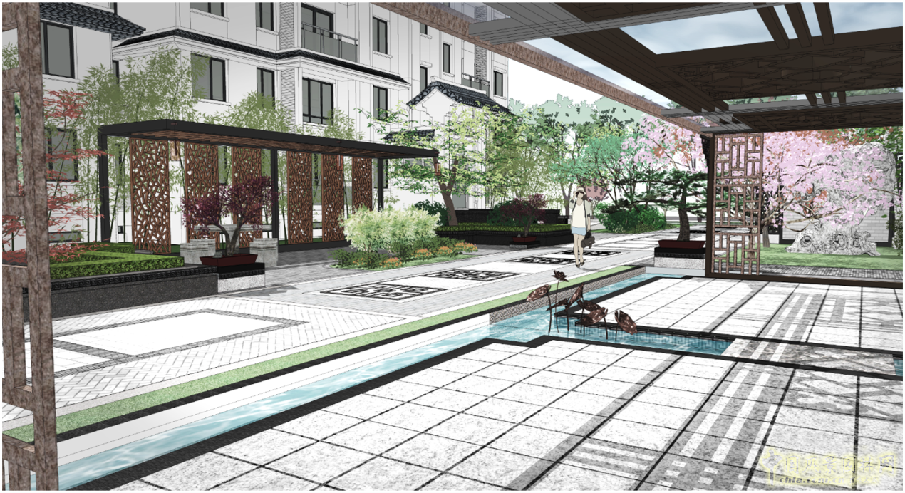 中天建中：河南開封新區·眾意馨園大型居住區景觀項目