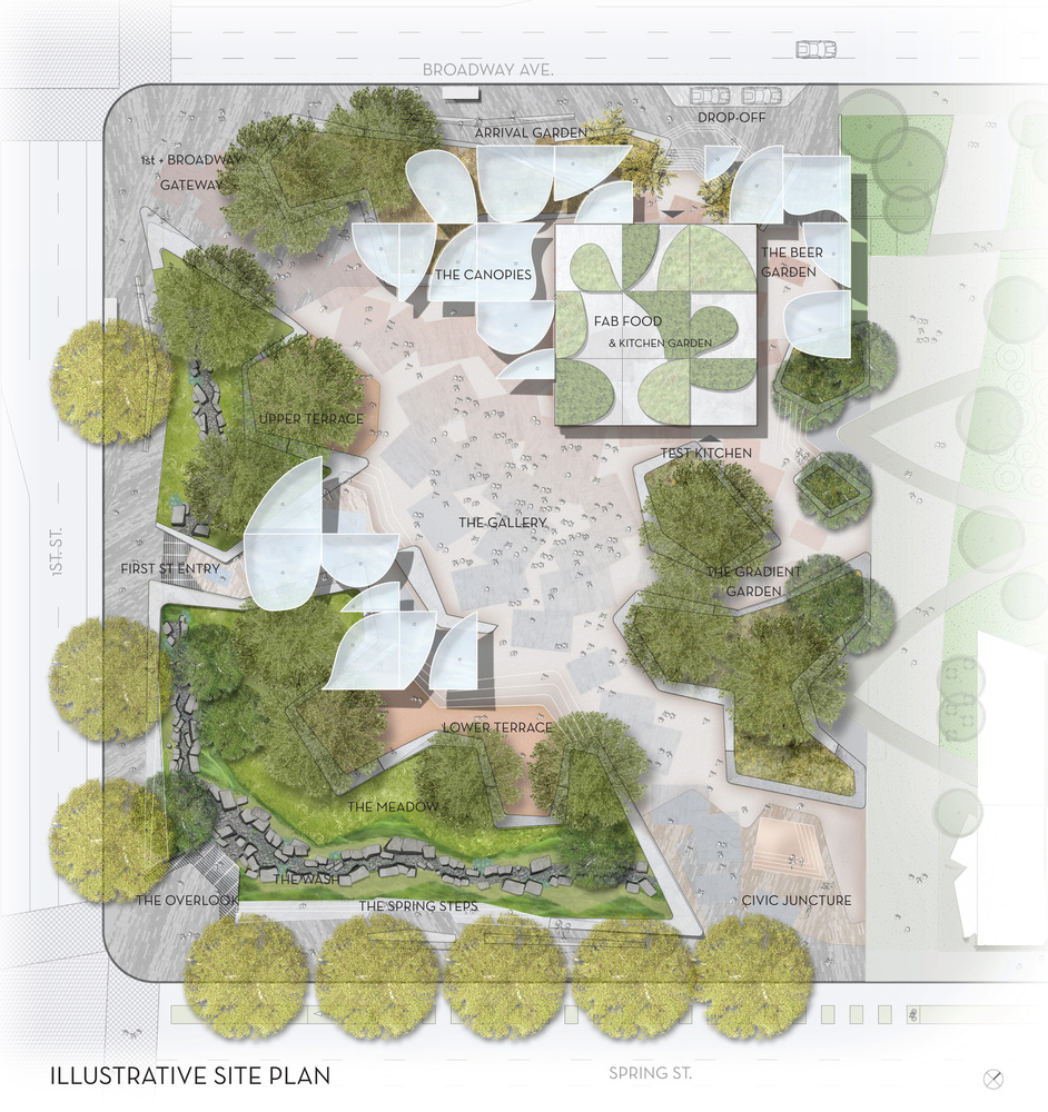 洛杉磯城“50公園計劃”第二個公園設(shè)計花落OMA、MLA和IDEO設(shè)計團隊