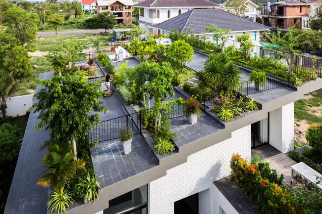 越南芽莊大型屋頂花園設計案例