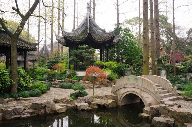 上海五大古典園林之一：曲水園