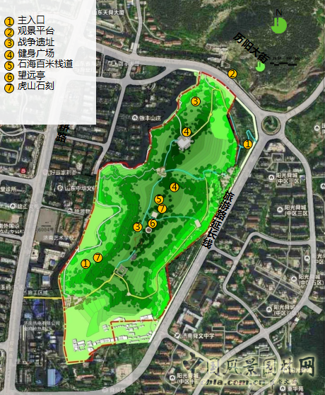 2016園冶杯專業(yè)獎(jiǎng)參賽項(xiàng)目：濟(jì)南臥虎山戰(zhàn)爭遺址公園