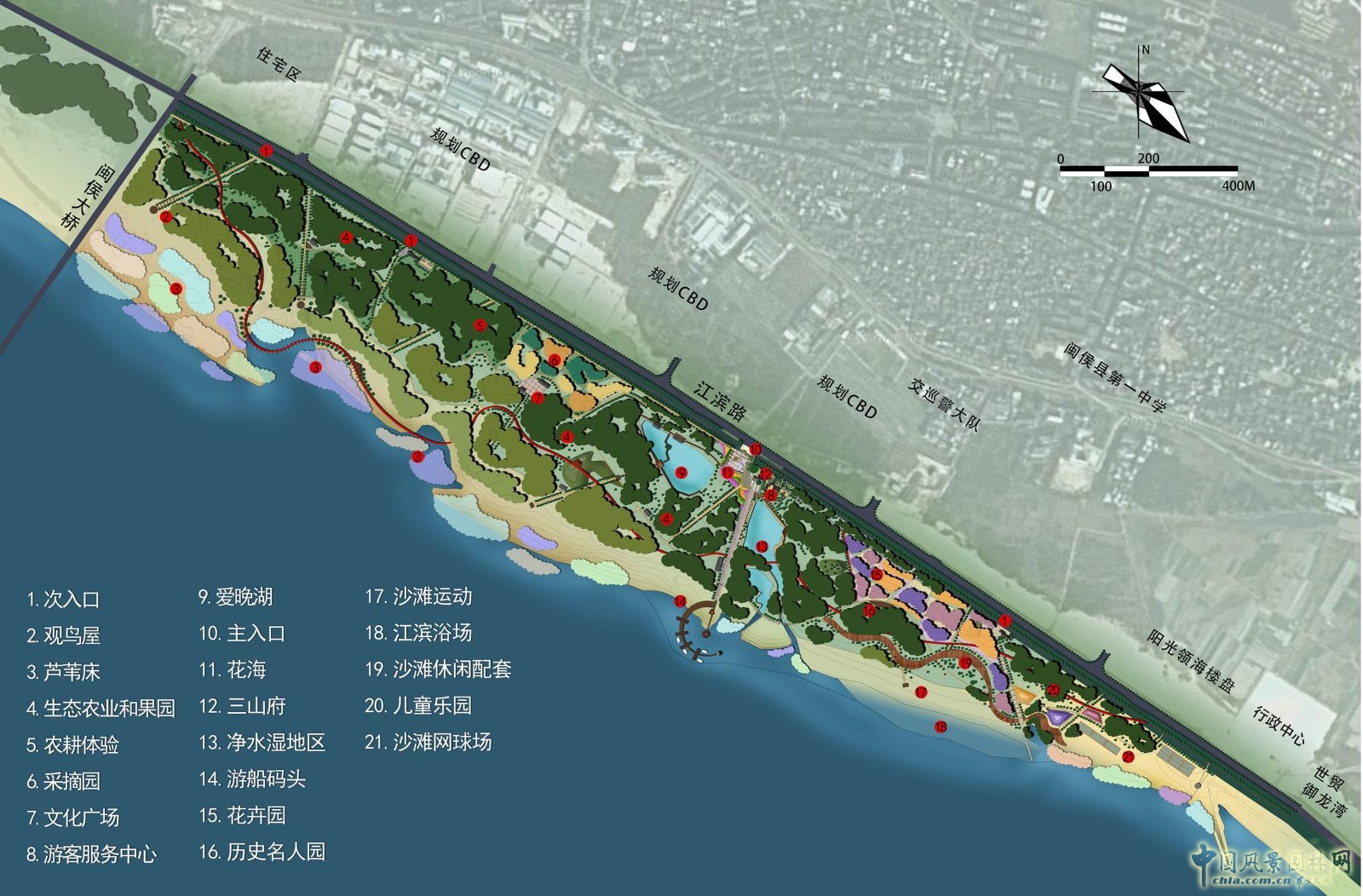 2016園冶杯：閩江北岸休閑生態(tài)公園景觀