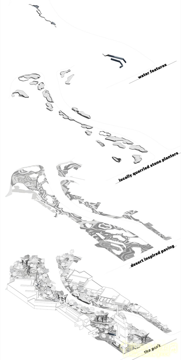 美國拉斯維加斯“THE PARK”景觀設(shè)計