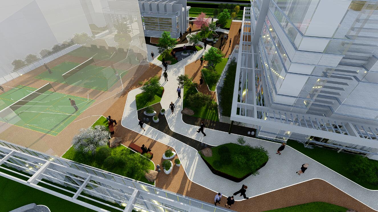 森臣國際：武漢建工科技中心項目園林景觀設計