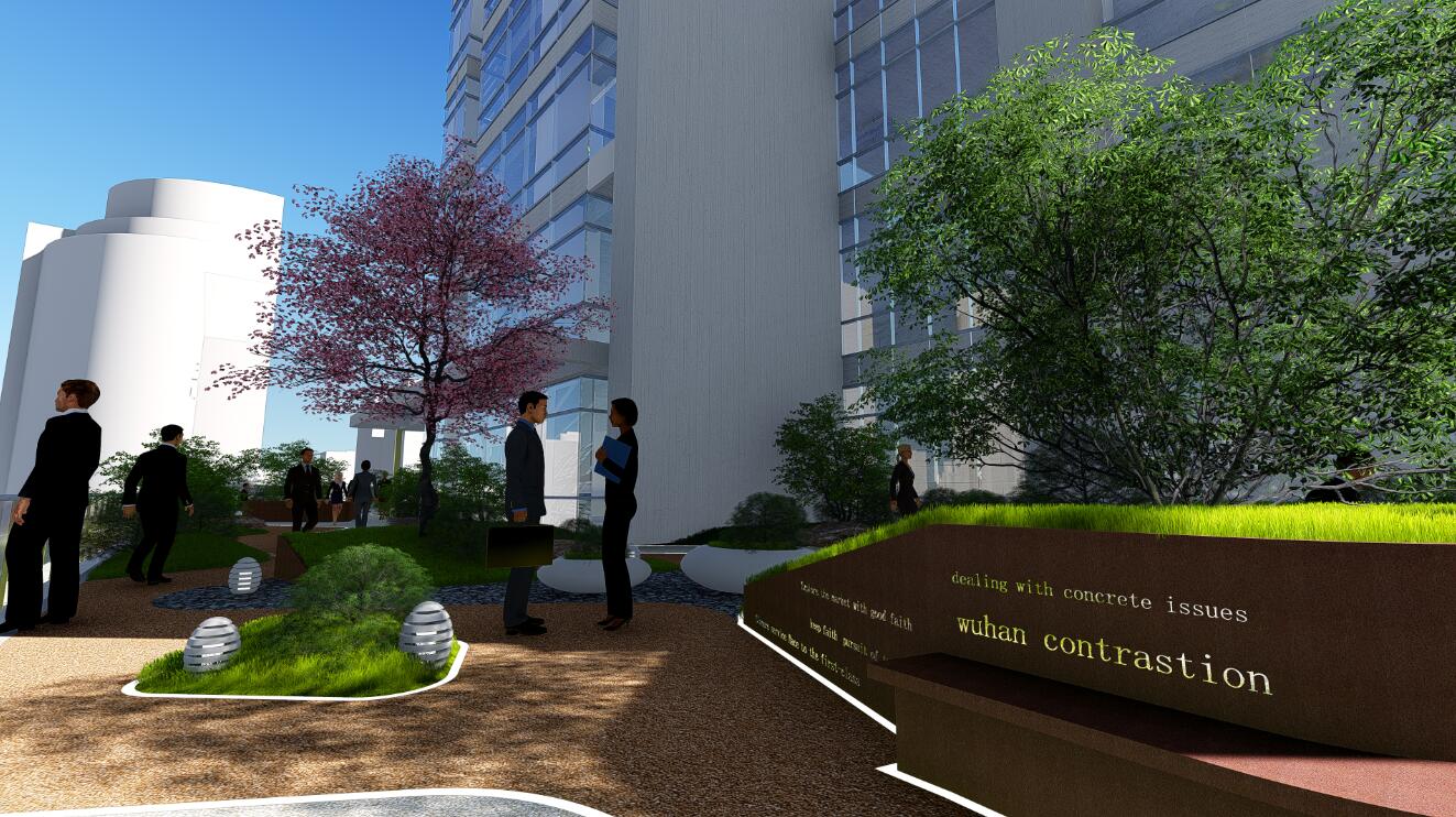 森臣國際：武漢建工科技中心項目園林景觀設計