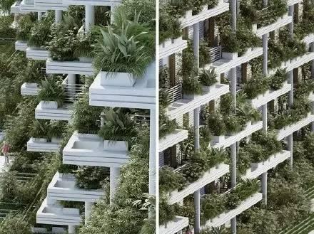 垂直花園設(shè)計(jì)為生活帶來滿滿綠意