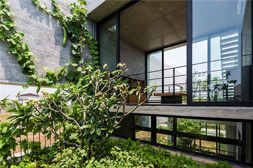 帶屋頂花園的綠色住宅