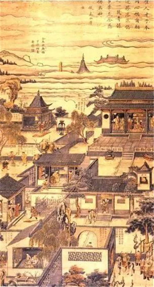 園林文化：版畫(huà)中的園林素材
