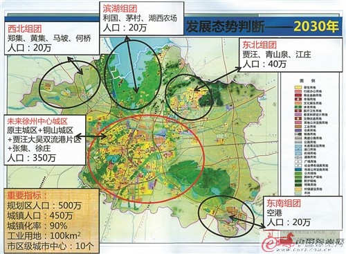 徐州市完善中心城市建設戰略藍圖