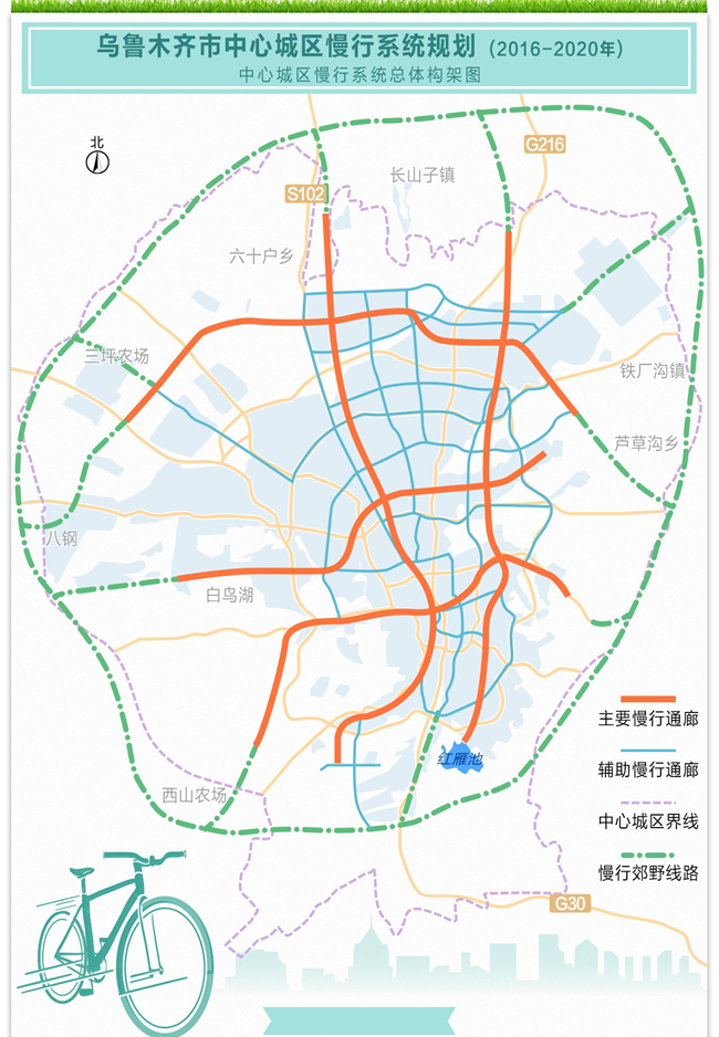 烏魯木齊規劃打造城市慢行系統