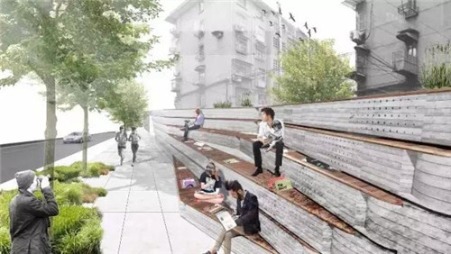 書墻：在城市圍墻中植入閱讀空間 